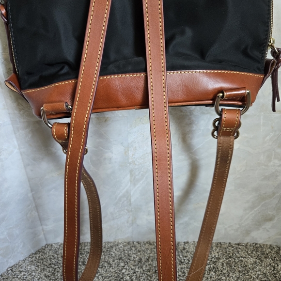 Dooney & Bourke Black and Brown Backpack - Picture 7 of 10